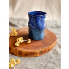 Nora Ceramics Ocean Serisi, Kulpsuz Dalgali Form Mug