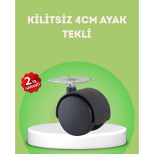 Kilitsiz 4 cm Mobilya Ayağı Tek Adet Pratik ve Dayanıklı - Lisinya