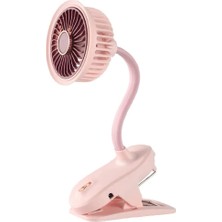 Uravas Store Taşınabilir Mini Klips Bebek Arabası Fanı, Fan Elektrikli Soğutma Hava Sirkülatöründe 360 Derece Dö