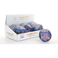 SHC4200 Taşlı Istanbul Tasarımı El Aynası Kalın ALK2487