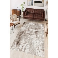 Pelura Halı Soyut Desenli Baskılı Kaymaz Yıkanabilir Salon Oturma Odası Mutfak Antre Hol Halısı Yolluk