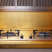 Buğz Yapışkanlı Gold Mutfak Tezgah Folyosu