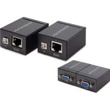 Marsilyan VGA RJ45 Extender Görüntü Aktarim Seti 60 M HDX1285