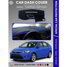 E-BİZ Ford Focus 2,5 (2008-2011) Kapaklı Torpido Örtüsü Torpido Koruma Tam Uyum Kaymaz Kolay Montaj