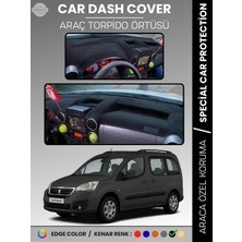 E-BİZ Peugeot Partner (2015-2020) Torpido Örtüsü Panel Koruma Torpido Koruma Tam Uyum Kaymaz Özel Kesim