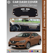 E-BİZ Renault Megane 4 (2016-2022) Torpido Örtüsü Ön Göğüs Koruma Torpido Koruma Tam Uyum Çatlamayı Önler