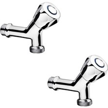 Buğz 2li Suyun Akmasını Önleyen Çamaşır ve Bulaşık Makinesi Musluğu