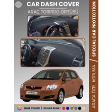 E-BİZ Toyota Auris (2006-2012) Torpido Örtüsü Ön Göğüs Halı Torpido Koruma Tam Uyum Uv Koruma Kolay Montaj