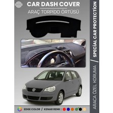 E-BİZ Volkswagen Polo Çukurlu Göğüs (2001-2009) Torpido Örtüsü Ön Göğüs Koruma Torpido Koruma Tam Uyum