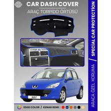 E-BİZ Peugeot 307 (2001-2008) Torpido Örtüsü Ön Göğüs Koruma Torpido Koruma Birebir Uyum Kaymaz Özel Kesim