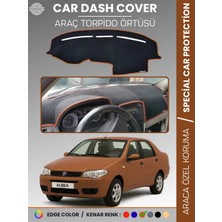 E-BİZ Fiat Albea (2005-2012) Torpido Örtüsü Ön Göğüs Torpido Koruma Tam Uyum Çatlamayı Önler Kolay Montaj