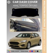 E-BİZ Ford Focus 4 (2017-2021) Torpido Örtüsü Ön Göğüs Torpido Koruma Tam Uyum Kaymaz Kolay Montaj