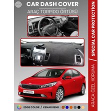 E-BİZ Kia Cerato (2012-2019) Torpido Örtüsü Ön Panel Torpido Koruma Tam Uyum Tam Uyum Kaymaz Kolay Montaj