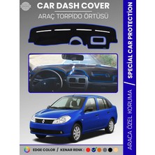 E-BİZ Renault Symbol 2 Alize (2008-2013) Torpido Örtüsü Ön Göğüs Koruma Torpido Koruma Birebir Uyum