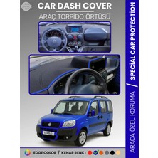 E-BİZ Fıat Doblo (2000-2008) Double Ekran Aırbagsiz Torpido Örtüsü Ön Göğüs Koruma Araca Özel Tam Uyum
