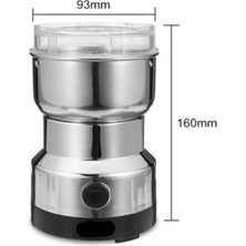 Buğz Elektrikli Paslanmaz Çelik Baharat Pirinç Öğütücü