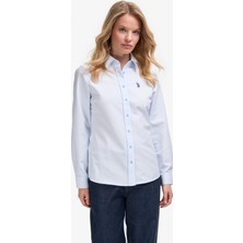 U.s. Polo Assn. Kadın Açık Mavi Gömlek Basic 50324791-VR003
