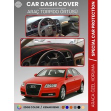 E-BİZ Audı A6 (2005-2011) Torpido Örtüsü Ön Göğüs Koruma Torpido Koruma Araca Özel Kaymaz Kolay Montaj