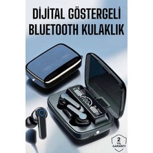 Buğz Bluetooth Kulaklık Dijital Göstergeli Kablosuz Uzun Pil Ömrü