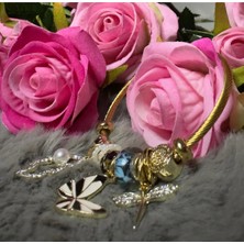 Blue Cat Bijouterie Kelebek&yusufcuk Figürlü Charm Bileklik