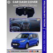 E-BİZ Ford Torneo Connect (2013-2020) Torpido Örtüsü  Torpido Koruma Çatlamayı Engeller Tam Uyum