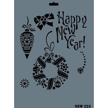 Rich New Seri N-223 Stencil 35X25 cm