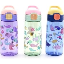 Buğz Renkli Pipetli Suluk 600 ml