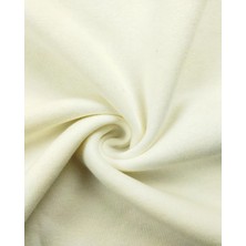 Kumaş Parça Ekru Renkte Şardonlu 3 Iplik Kumaş 150X90CM