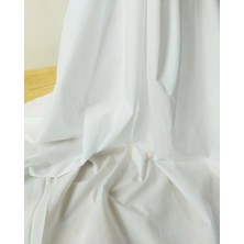 Kumaş Parça Beyaz Renkte Pamuklu Dokuma 140X170CM