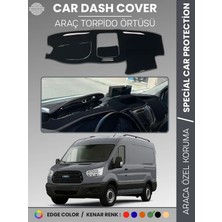 E-BİZ Ford Transit V363 (2014-2019) Kapaklı Torpido Örtüsü Torpido Koruma Tam Uyum Kaymaz Kolay Montaj