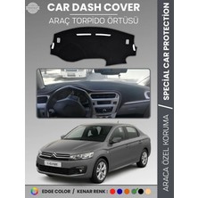 E-BİZ Cıtroen C-Elysee (2012-2021) Torpido Örtüsü Ön Göğüs Torpido Koruma Tam Uyum Kolay Montaj