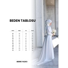 By Atelier Lorin Beyaz Kuyruklu Nikah Elbisesi