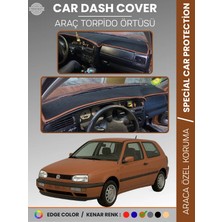 E-BİZ Volkswagen Golf 3 (1991-1997) Torpido Örtüsü Ön Göğüs Koruma Torpido Koruma Tam Uyum Çatlamayı Önler