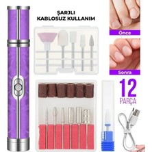 Buğz Şarjlı Manikür Pedikür Tırnak Bakım Seti