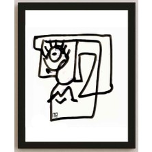 Karikatural Nezih Danyal Tipler Kişiye Özel Sertifikalı Sınırlı Fine Art Karikatür Baskı NTP00077