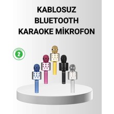 Buğz Bluetooth Karaoke Mikrofon – Yüksek Ses Kalitesi, Yankı Efektli, Uzun Ömürlü Pil