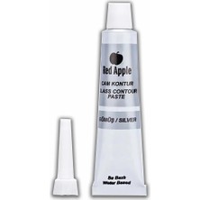 Artlantis Kontür Boyası 20 ml 1 Adet Red Apple Cam Vitray Boyası Kontur Boyası Ana Hatları Çizme Sanatsal Hobi
