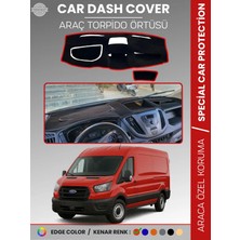 E-BİZ Ford Transit V363 (2014-2019) Üst 3 Gözlü Model Torpido Örtüsü Ön Göğüs Koruma Torpido Koruma Tam Uyum