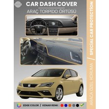 E-BİZ Seat Leon (2013-2020) Torpido Örtüsü Ön Göğüs Halı Torpido Koruma Birebir Uyum Kaymaz Uv Koruma