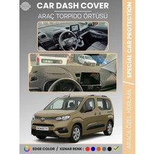 E-BİZ Toyota Proace Cıty (2019-2024) Torpido Örtüsü Panel Halısı Torpido Koruma Tam Uyum Uv Koruma Kaymaz