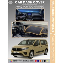 E-BİZ Fiat Doblo (2023+) Torpido Örtüsü Ön Göğüs Torpido Koruma Çatlamayı Engeller Tam Uyum Hızlı Montaj