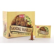 Buğz Sandal Vanilla Aromalı Konik Tütsü