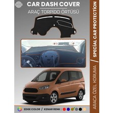 E-BİZ Ford Courier (2013-2020) Ekransız Torpido Örtüsü Panel Koruma Tam Uyum Çatlamayı Önler Kolay Montaj