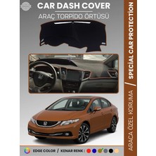 E-BİZ Honda Cıvıc Fb7 (2011-2015) Torpido Örtüsü Torpido Koruma Tam Uyum Çatlamayı Önler Kolay Montaj