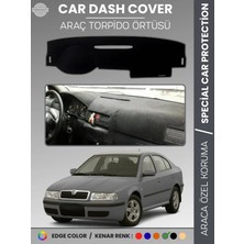 E-BİZ Skoda Octavia (2001-2004) Torpido Örtüsü Ön Göğüs Halı Torpido Koruma Birebir Uyum Kaymaz Uv Koruma