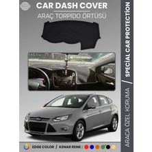 E-BİZ Ford Focus 3 (2011-2016) Torpido Örtüsü Ön Göğüs Torpido Koruma Tam Uyum Kaymaz Kolay Montaj