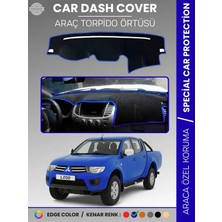 E-BİZ Mıtsubıshı L200 (2006-2015) Torpido Örtüsü Ön Göğüs Koruma Torpido Koruma Araca Özel Tam Uyum Kaymaz