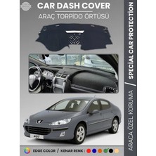 E-BİZ Peugeot 407 (2004-2010) Torpido Örtüsü Ön Göğüs Koruma Torpido Koruma Birebir Uyum Kaymaz Özel Kesim