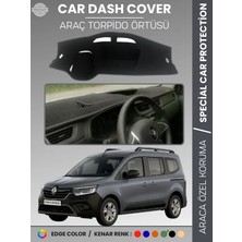 E-BİZ Renault Kangoo Express (2021-2024) Torpido Örtüsü Ön Göğüs Koruma Torpido Koruma Araca Özel Tam Uyum