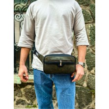 Nil Avm CH101 - Poani Tablet Erkek Çanta Sıyah / Hakı